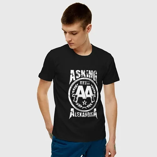 Мужские хлопковые футболки Asking Alexandria
