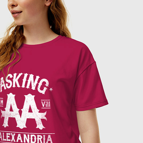 Женские футболки оверсайз Asking Alexandria