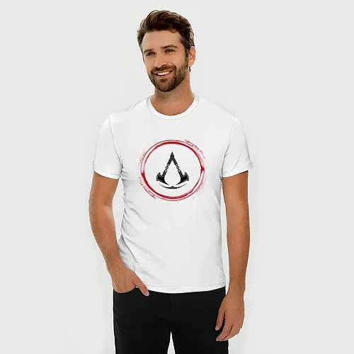 Мужские приталенные футболки Assassin's Creed