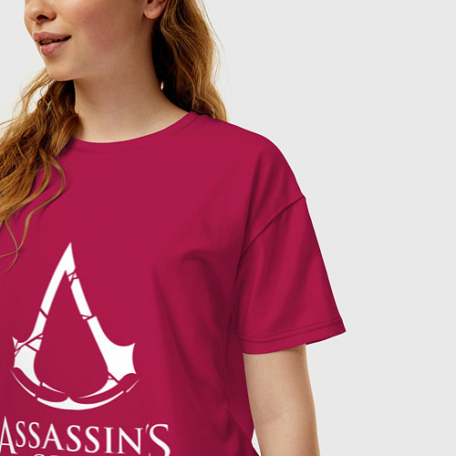 Женские хлопковые футболки Assassin's Creed
