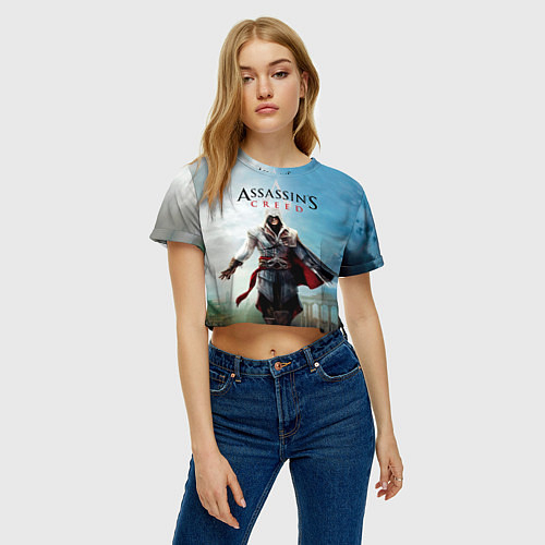 Женские укороченные футболки Assassin's Creed