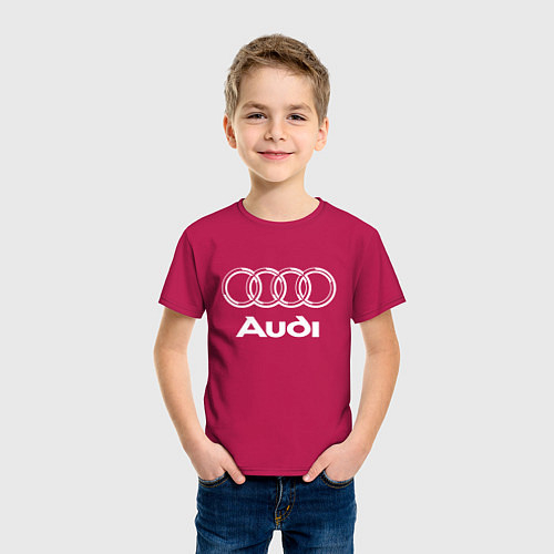 Детские хлопковые футболки Ауди