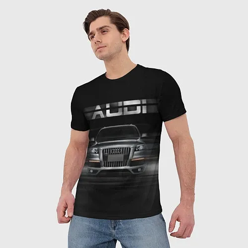 Мужские 3D-футболки Ауди