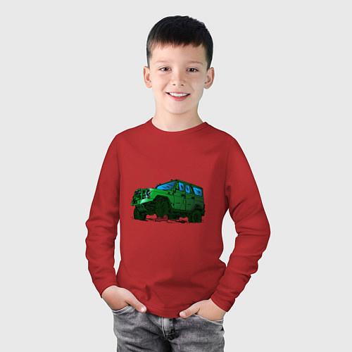Детские футболки с рукавом автомобильные