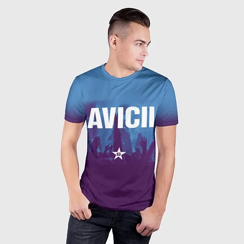 Мужские 3D-футболки Avicii