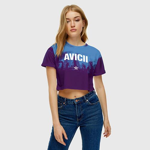 Женские укороченные футболки Avicii