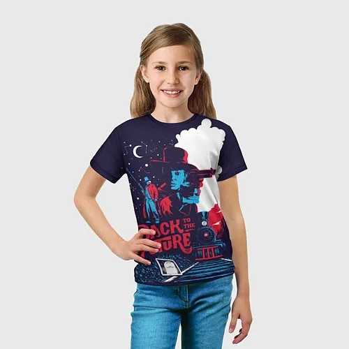 Детские 3D-футболки Назад в будущее