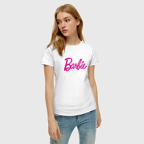 Женские хлопковые футболки Барби