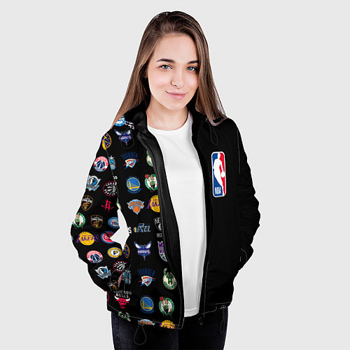 Баскетбольные женские куртки с капюшоном