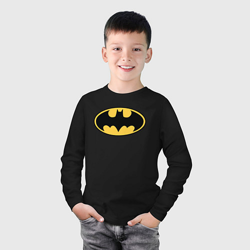 Детские футболки с рукавом Бэтмен