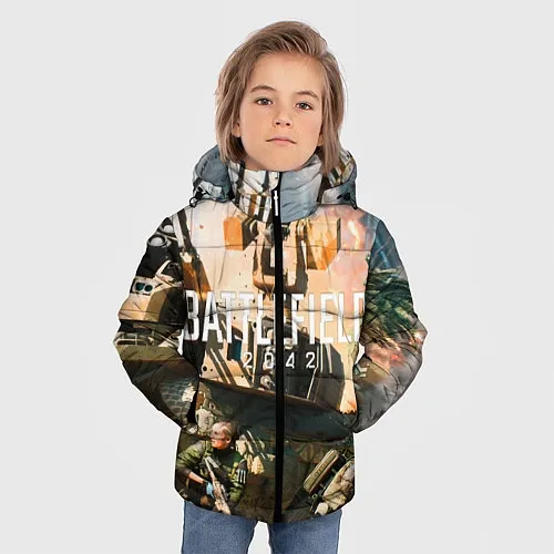 Детские куртки с капюшоном Battlefield