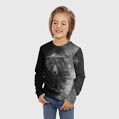 Детские футболки с рукавом с медведями