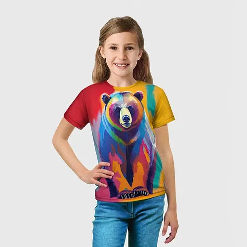 Детские 3D-футболки с медведями