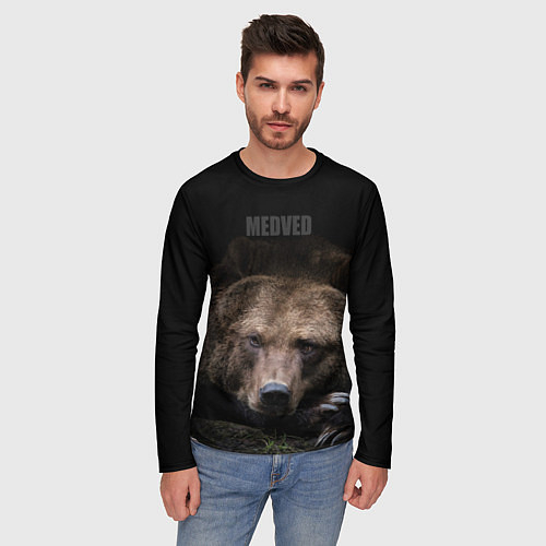Мужские футболки с рукавом с медведями