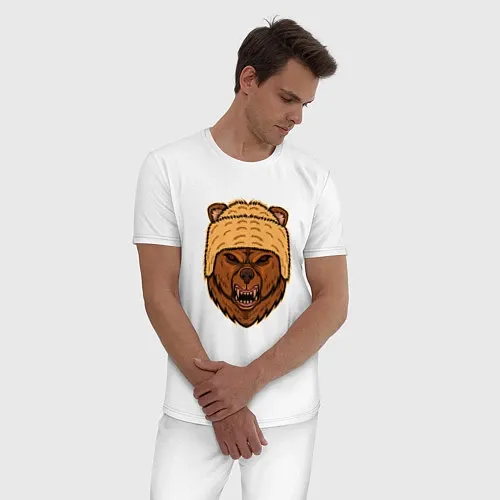 Мужские пижамы с медведями