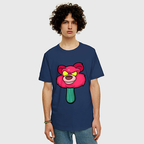 Мужские футболки оверсайз с медведями