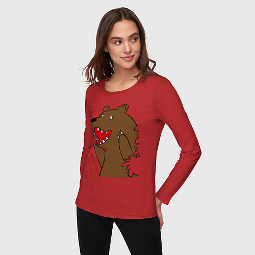 Женские футболки с рукавом с медведями