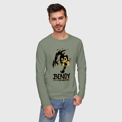 Мужские футболки с рукавом Bendy And the ink machi