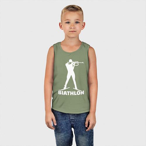 Детские майки-безрукавки для биатлона