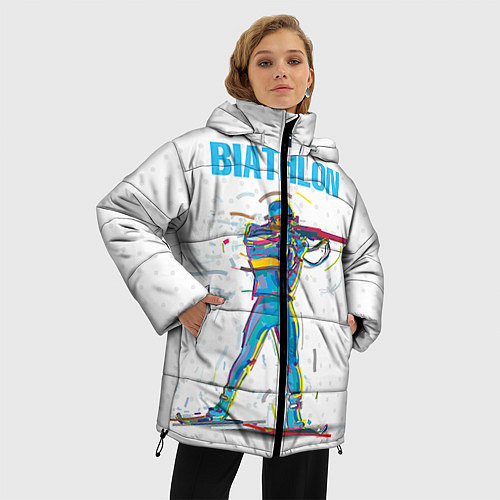 Женские куртки с капюшоном для биатлона