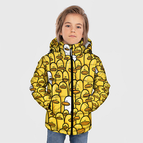 Детские куртки с капюшоном с птицами