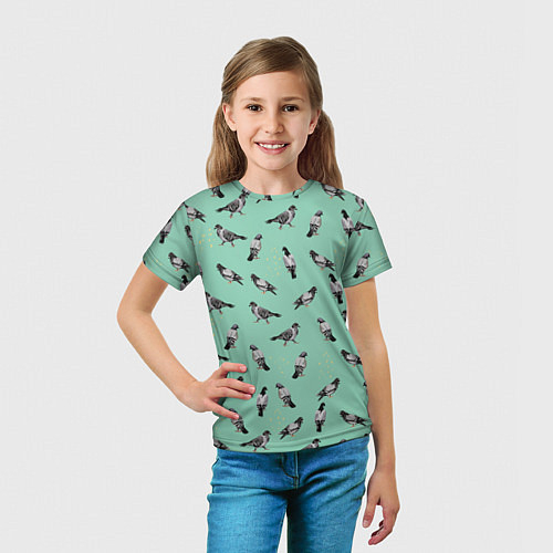 Детские футболки с птицами