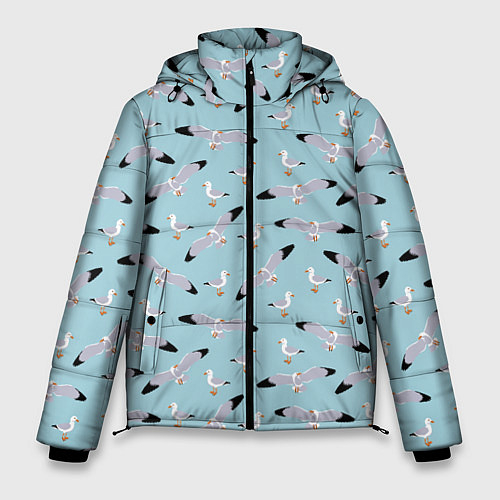Зимние куртки с птицами