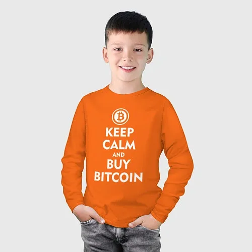 Детские Лонгсливы Bitcoin