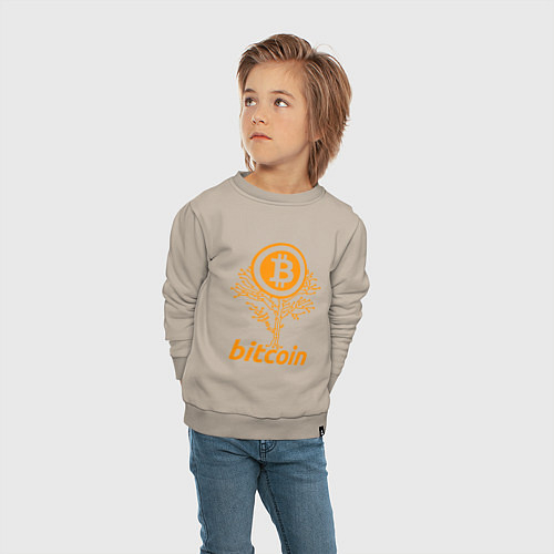 Детские свитшоты Bitcoin