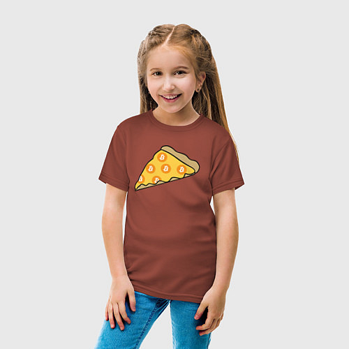 Детские хлопковые футболки Bitcoin