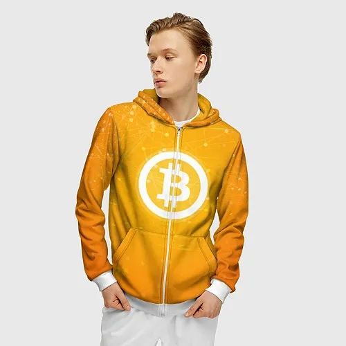 Мужские худи Bitcoin