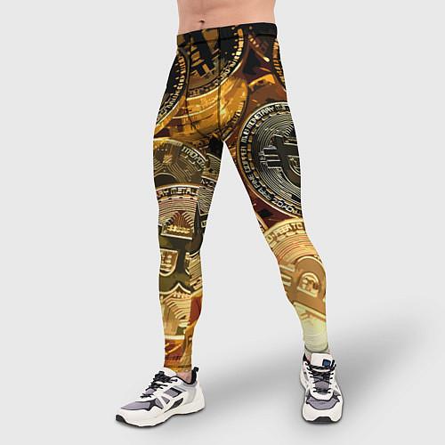 Мужские тайтсы-леггинсы Bitcoin