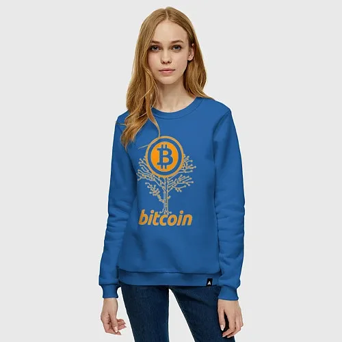 Хлопковые свитшоты Bitcoin