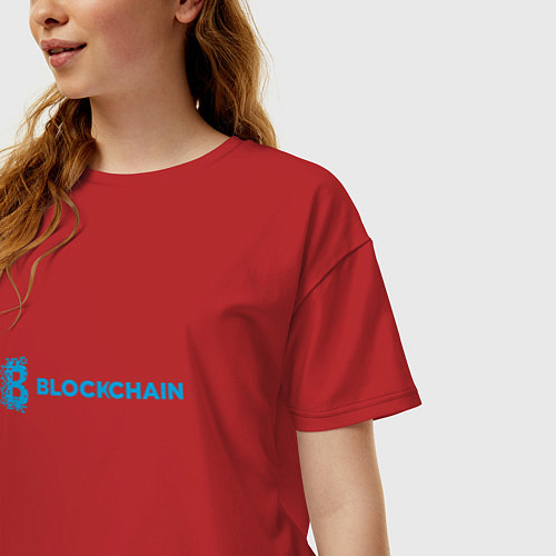 Женские футболки оверсайз Bitcoin