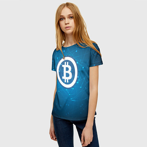 Женские футболки Bitcoin