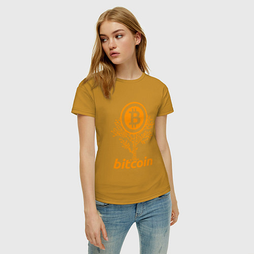 Женские футболки Bitcoin