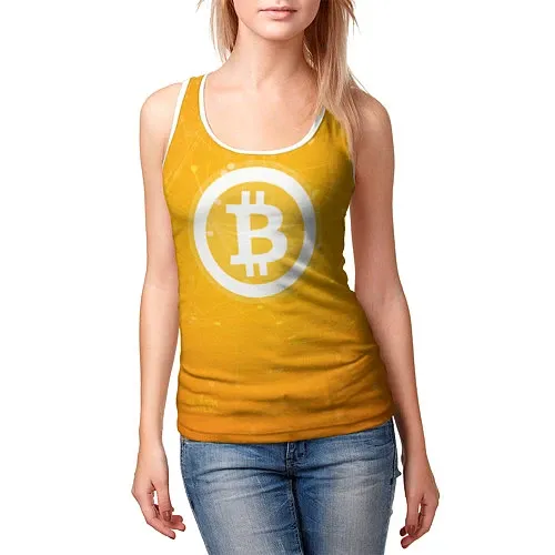 Женские 3D-майки Bitcoin