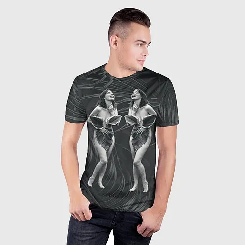 Мужские 3D-футболки Bjork
