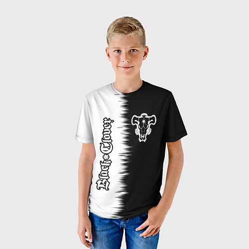 Детские 3D-футболки Черный клевер