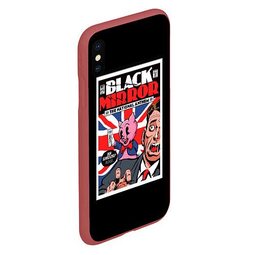 Чехлы для iPhone XS Max Черное зеркало