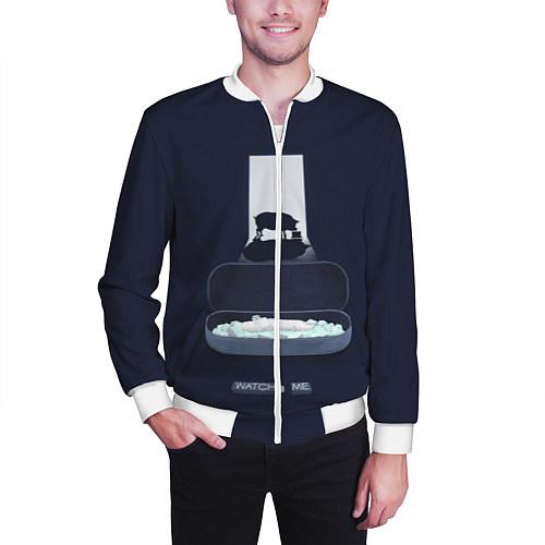 Мужские куртки-бомберы Черное зеркало