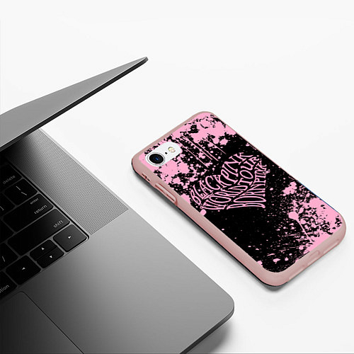 Чехлы для iPhone 8 Black Pink
