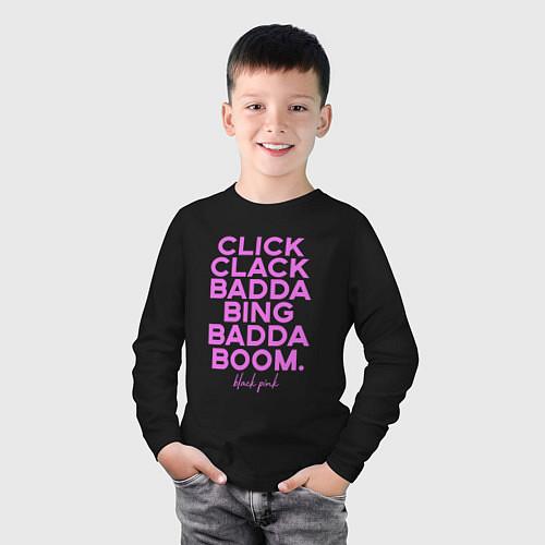 Детские футболки с рукавом Black Pink
