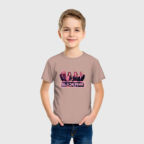 Детские хлопковые футболки Black Pink