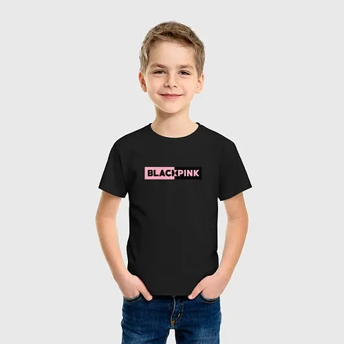 Детские хлопковые футболки Black Pink