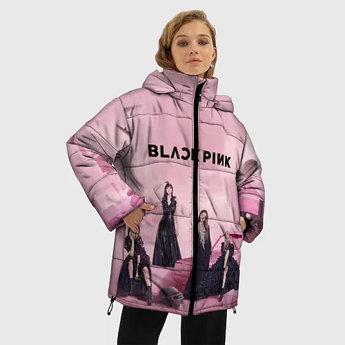 Женские куртки с капюшоном Black Pink