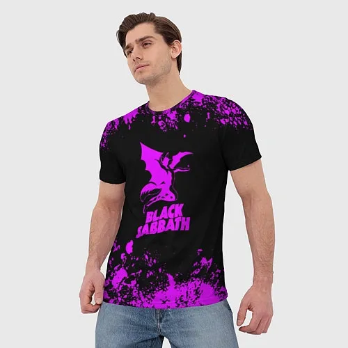Мужские 3D-футболки Black Sabbath