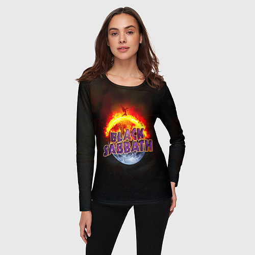 Женские футболки с рукавом Black Sabbath