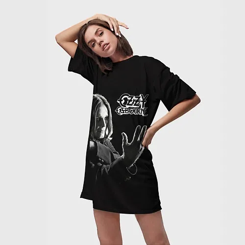 Женские длинные футболки Black Sabbath