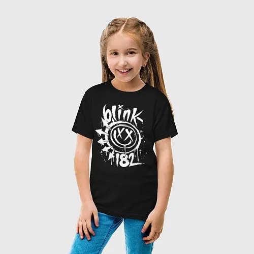 Детские хлопковые футболки Blink-182